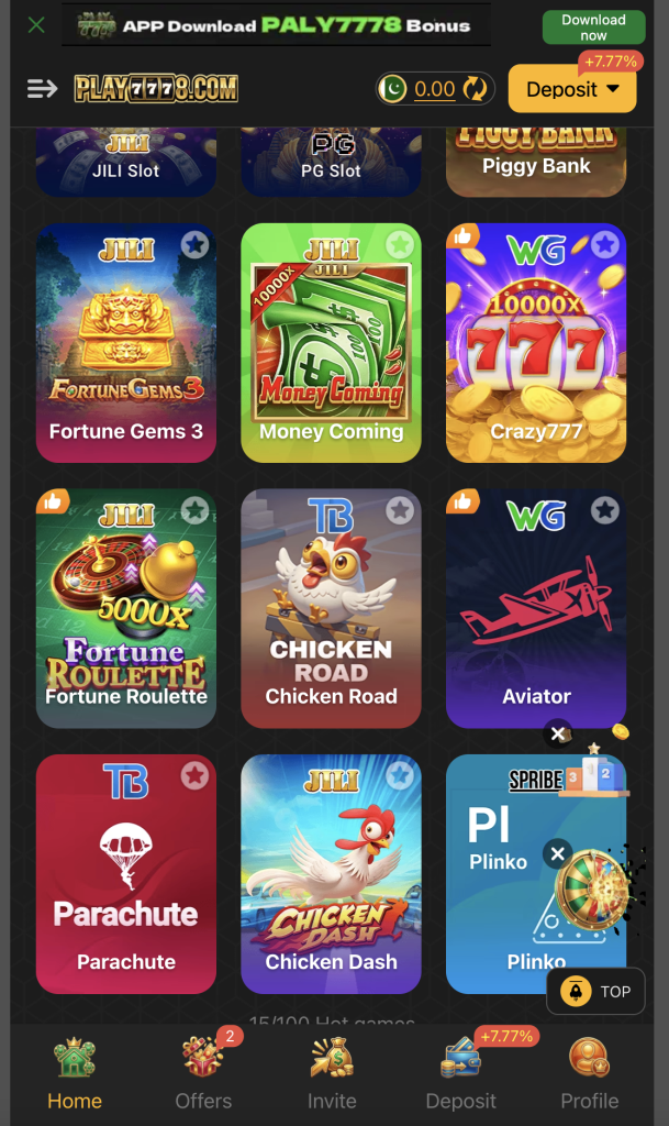 play 7778 games